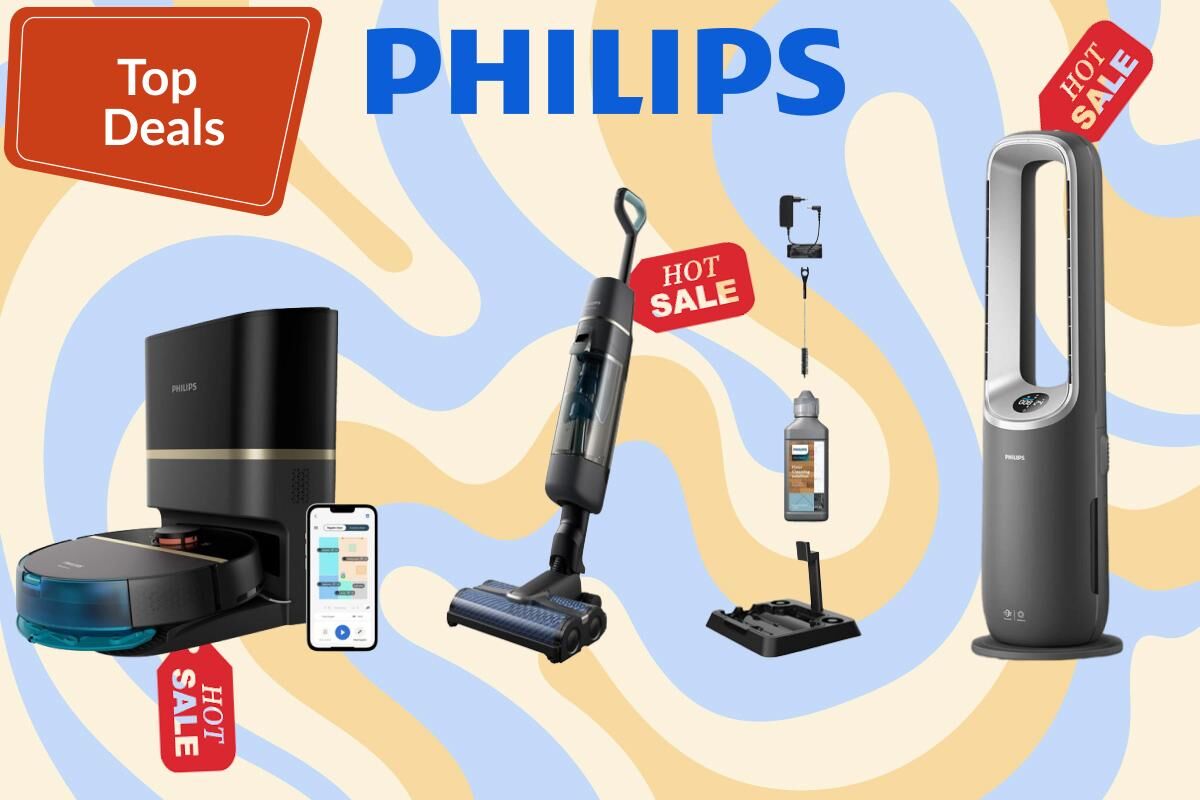 Top Philips Akkusaugwischer, Saugroboter und AirPerformer Luftreiniger stehen im Top-Angebot.